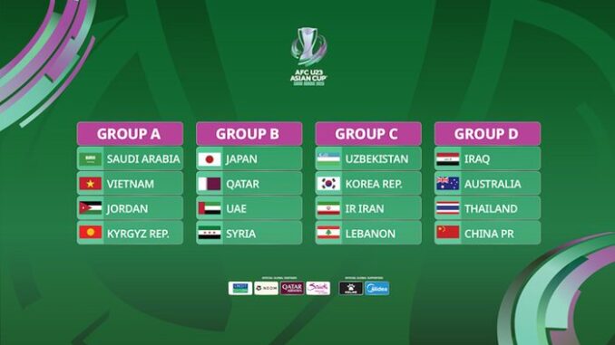 โปรแกรมถ่ายทอดสด ฟุตบอล U23 ชิงแชมป์เอเชีย ทีมชาติไทย